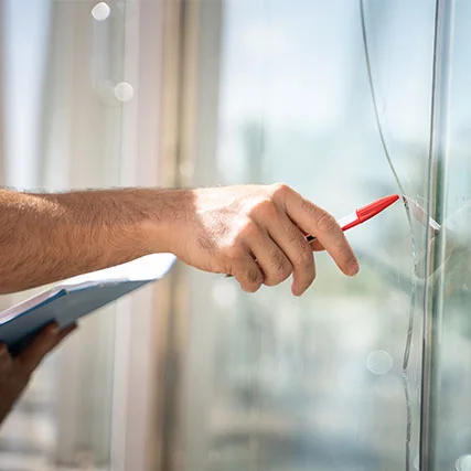 broken glass repair in Weston, FL
