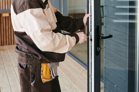 Cleaning And Polishing Glass Door Installation in Weston, FL